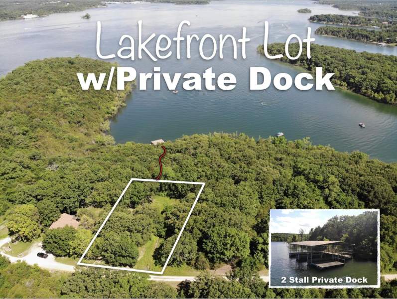 Lakefront Lot with Private Dock Image